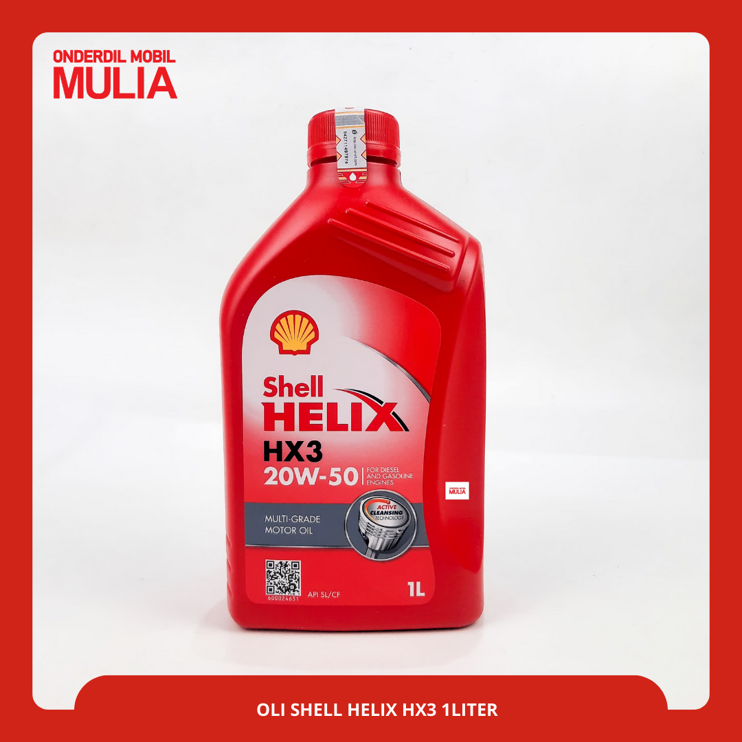 OLI SHELL HELIX HX3 SAE 20W-50 1LITER